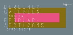 Titelblatt Kunstfaltplan Berliner Galerien + Museen